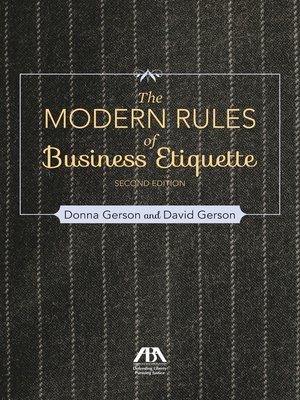 Modern Rules of Business Etiquette - ebook